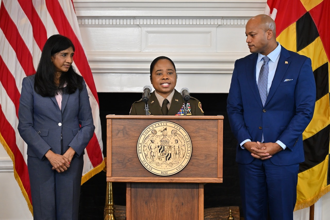 Governor Moore Announces Brigadier General Janeen Birckhead as 31st Adjutant General of Maryland.