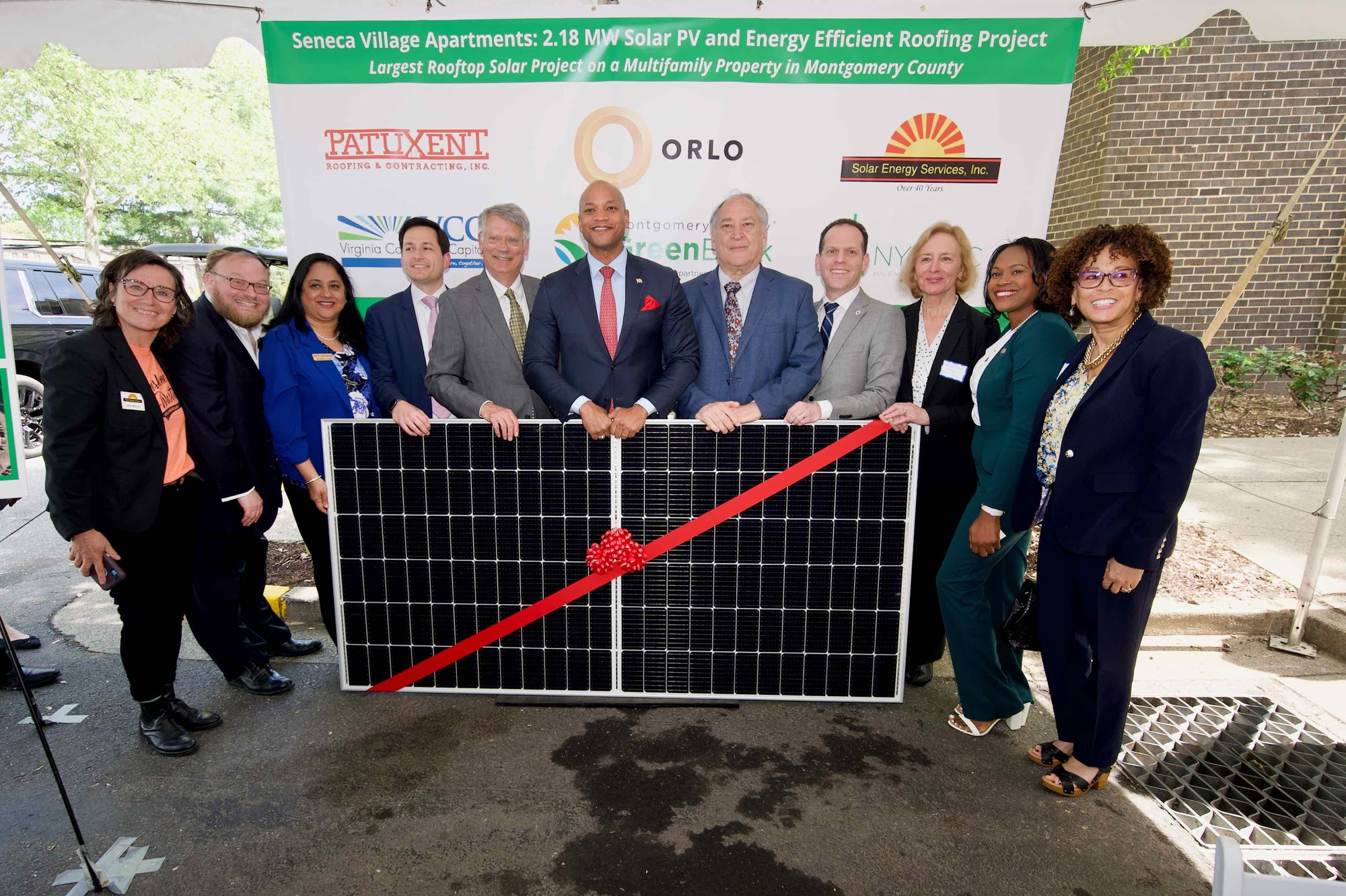 Governor Wes Moore kicked off the More Opportunity Tour, announcing the largest rooftop solar project on an affordable multifamily property ever undertaken in Montgomery County.