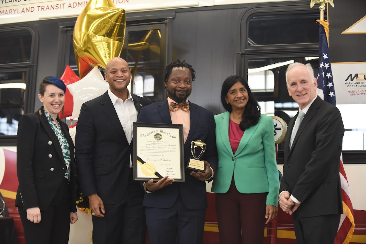 Governor Moore, Lt. Governor Miller, and Secretary Wiedefeld Honor Maryland Transit Administration Workers in Celebration of Transit Worker Appreciation Week