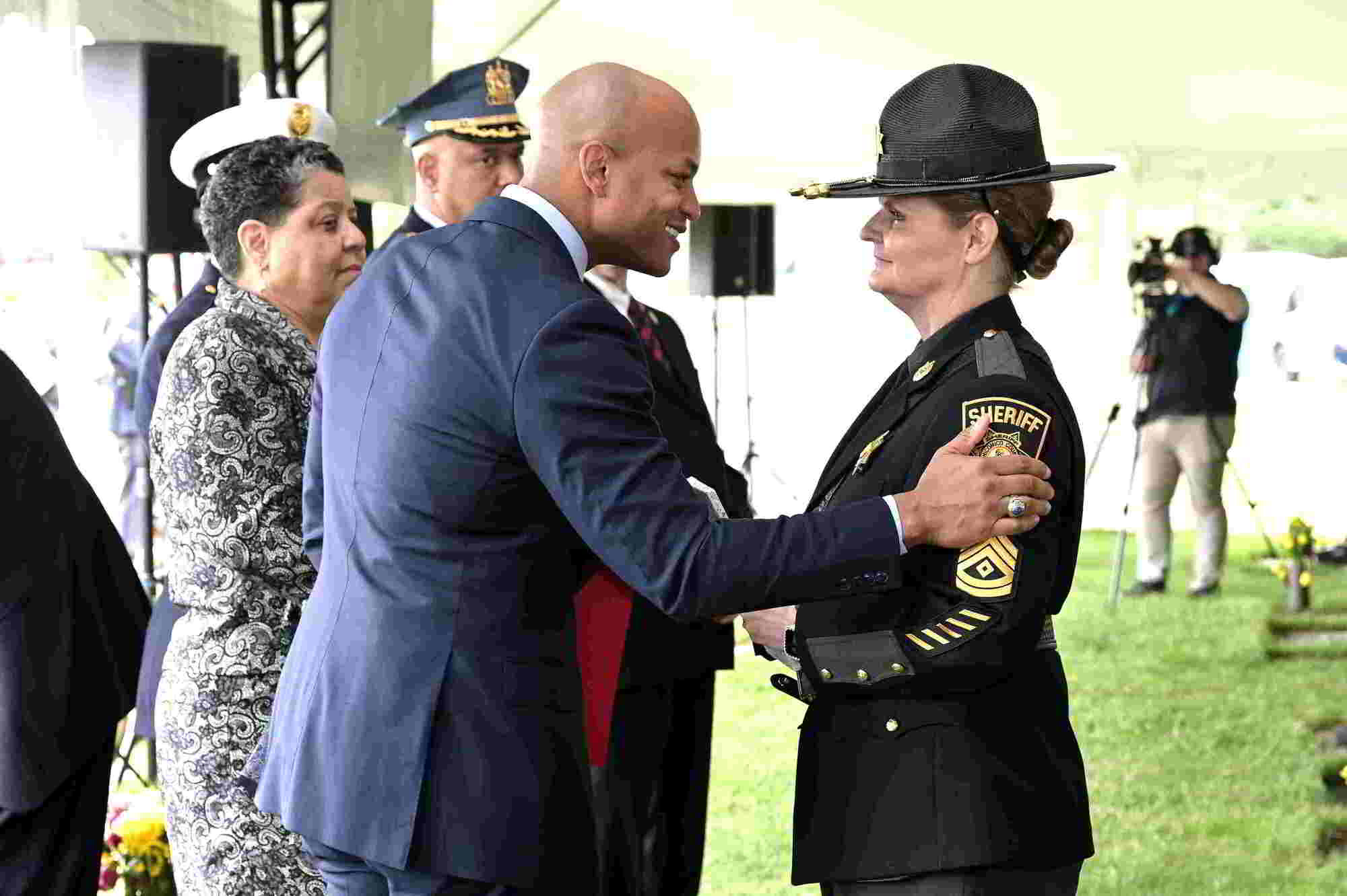 Governor Moore delivered remarks at the 38th Annual Fallen Heroes Day Observance at Dulaney Valley Memorial Gardens.