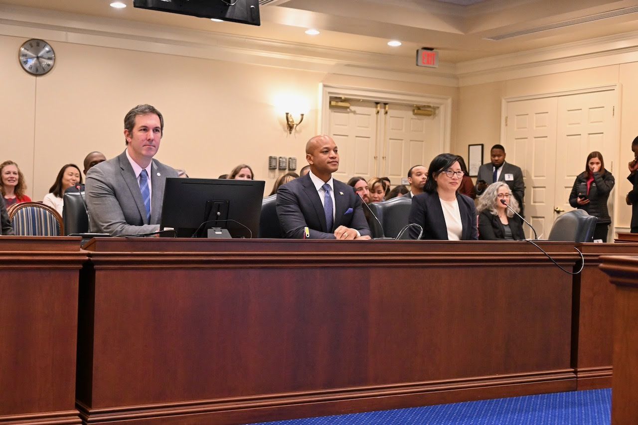 Governor Wes Moore today hosted a community round table at the State House and testified in the Maryland House Economic Matters Committee Hearing in support of the Fair Wage Act, presented as HB 549.