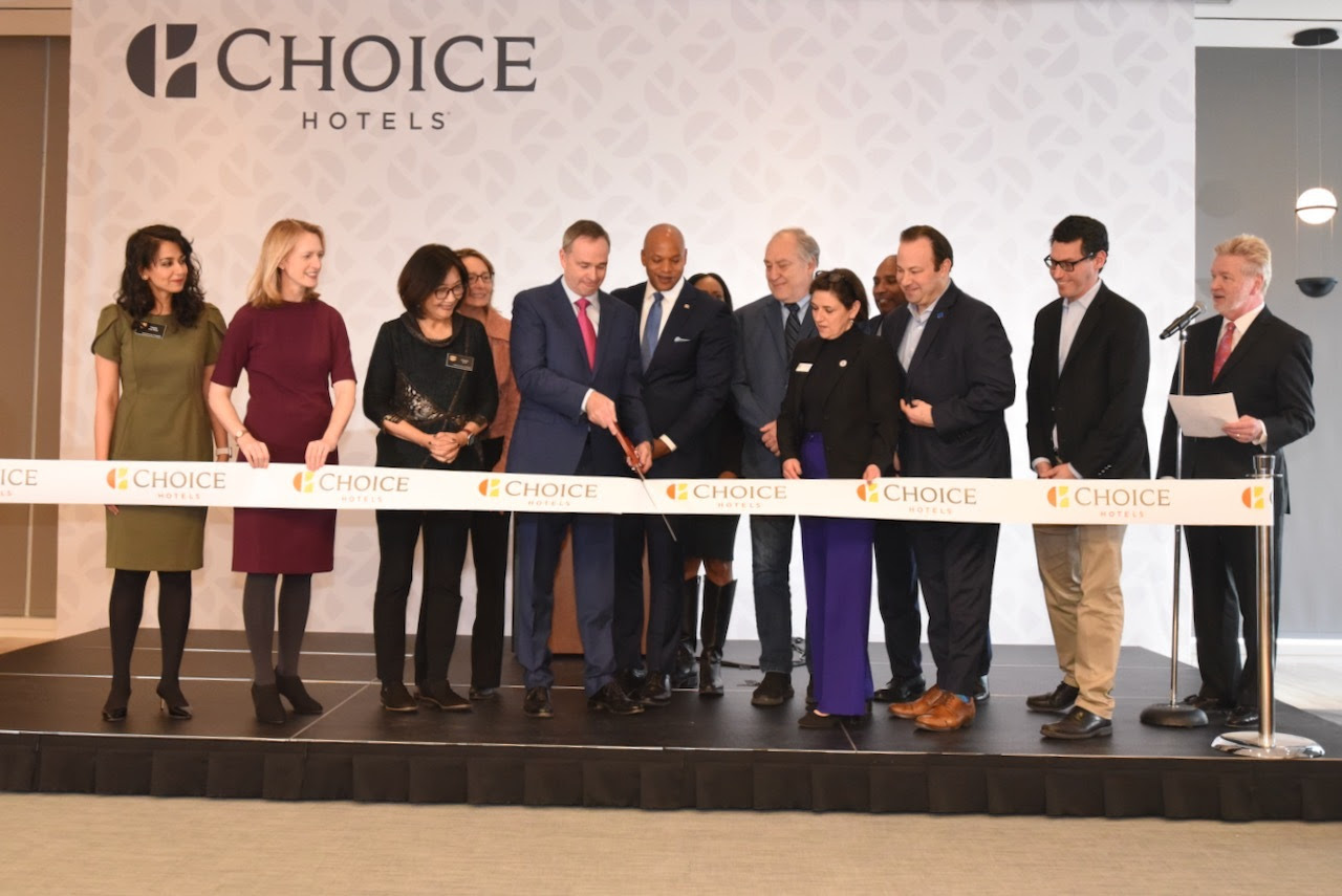Governor Moore attends the Choice Hotels Ribbon Cutting Ceremony.