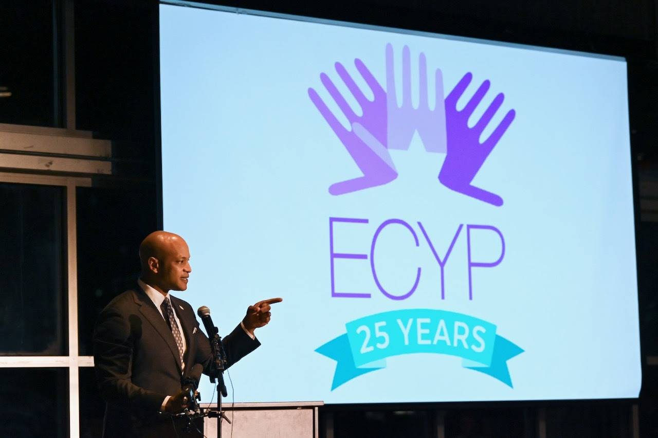 Governor Moore speaks at the ECYP 25th Anniversary Gala.